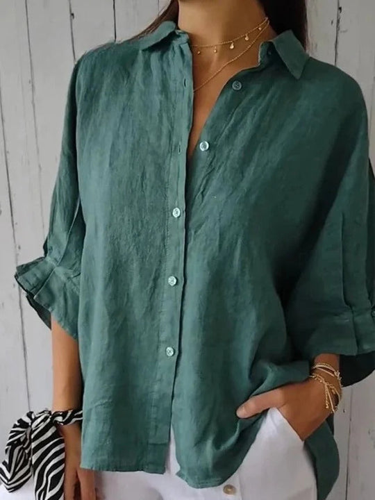 Stephanie – Relaxed Fit Linen Shirt
