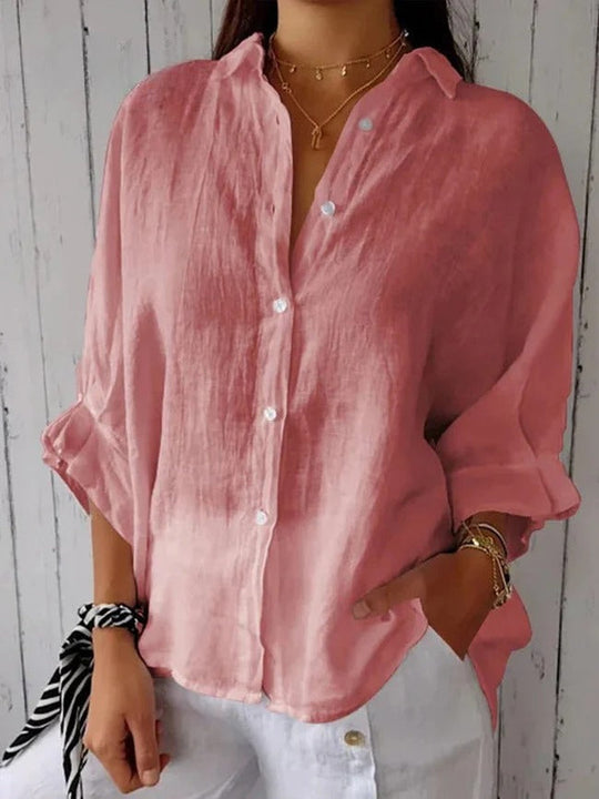 Stephanie – Relaxed Fit Linen Shirt