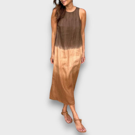Elvani – Midi Dress in Soft Gradient
