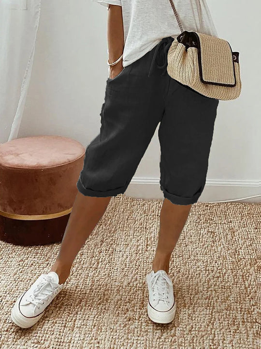 Allie – Casual Drawstring Bermuda Shorts for Women