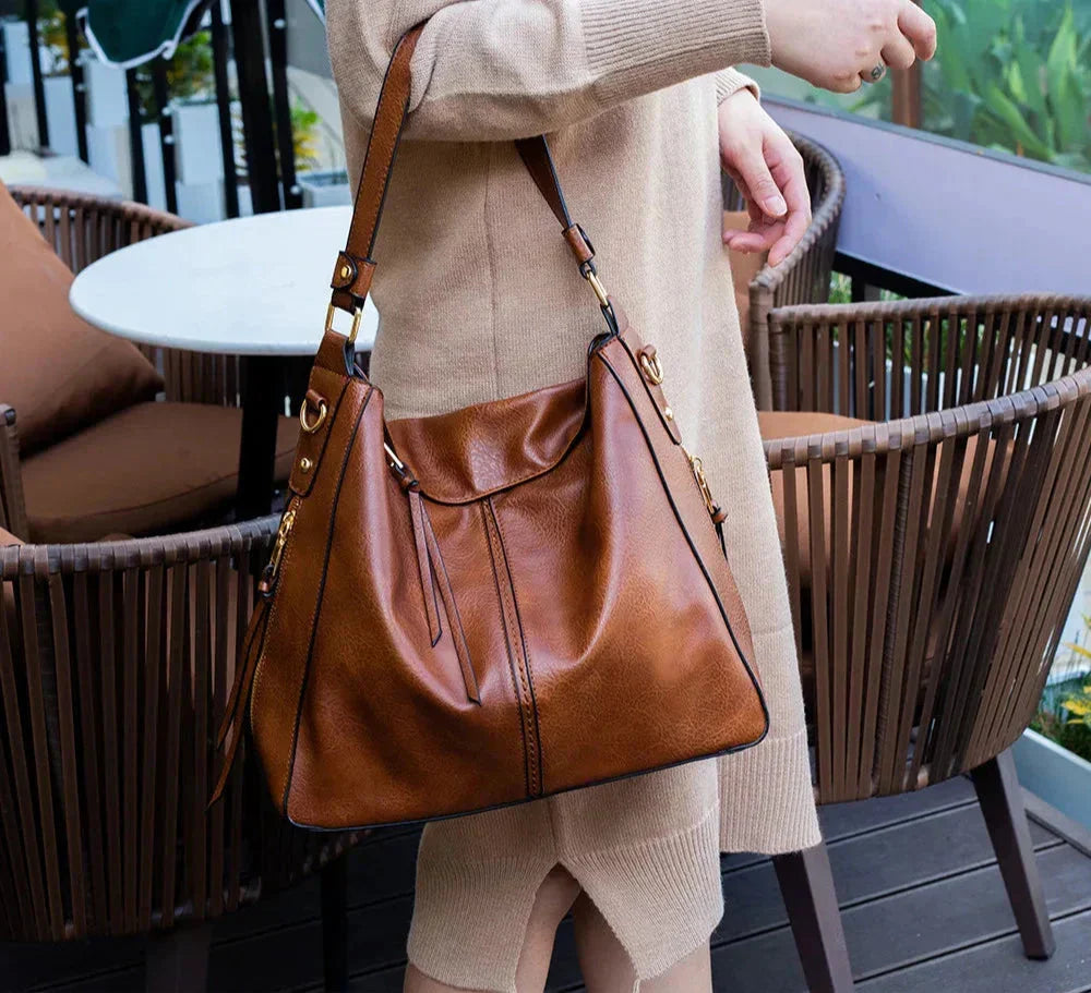 Hedda – Soft Leather Hobo Bag for Women