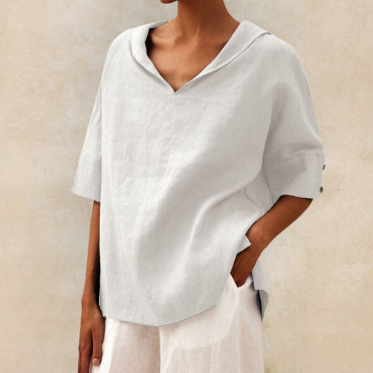 Oravina – BreezeLoom Relaxed Linen Top