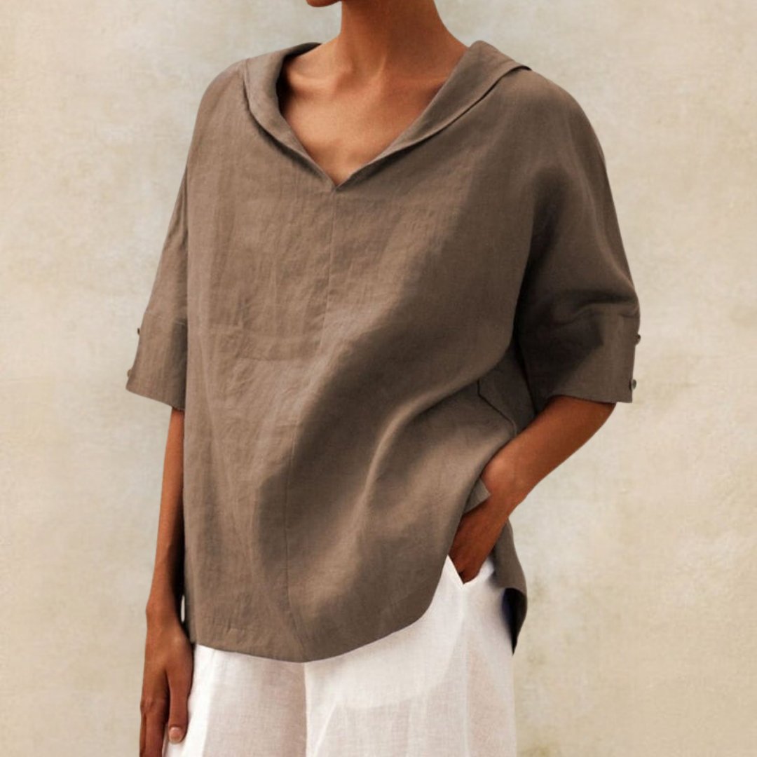 Oravina – BreezeLoom Relaxed Linen Top