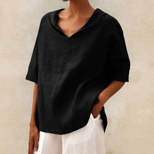 Oravina – BreezeLoom Relaxed Linen Top