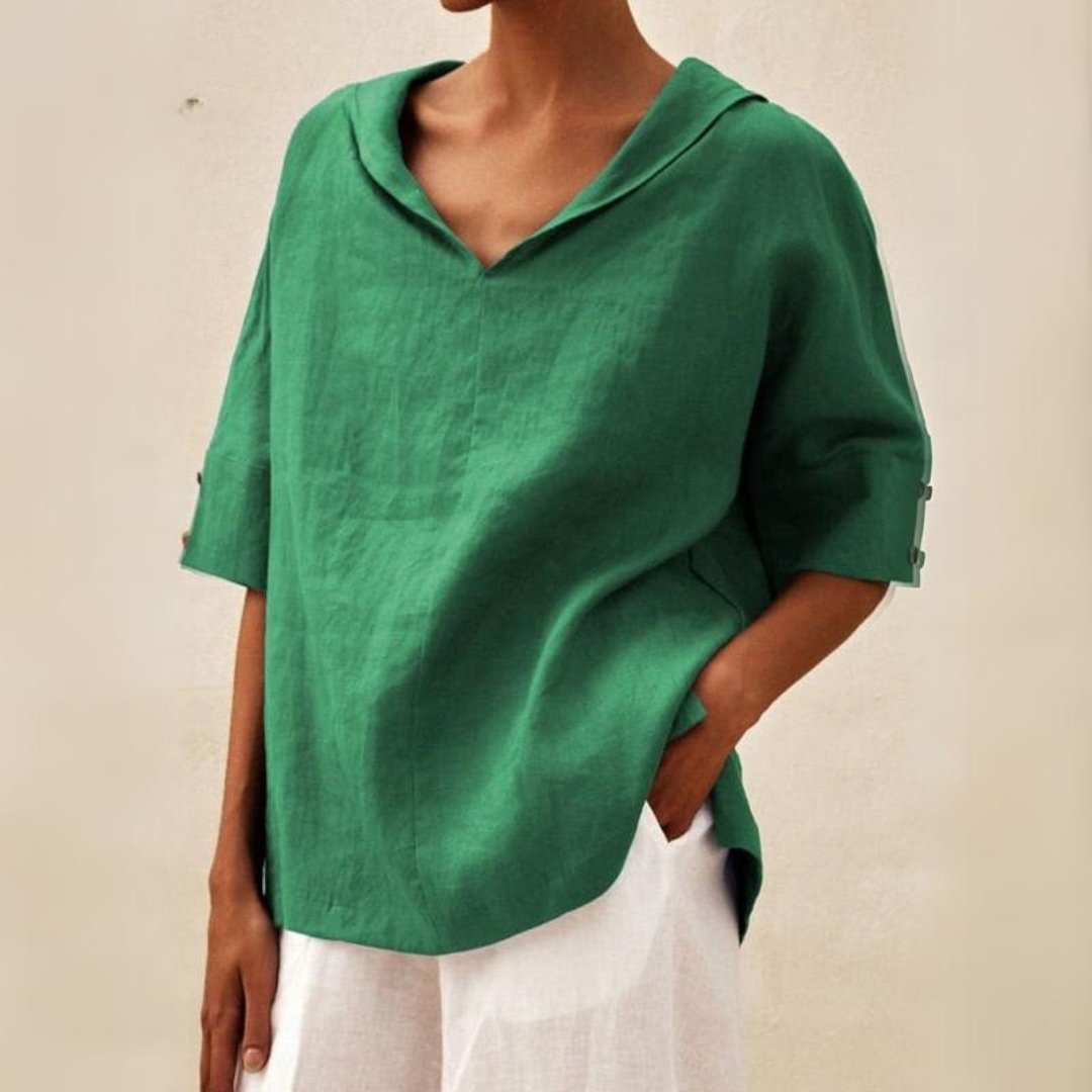 Oravina – BreezeLoom Relaxed Linen Top