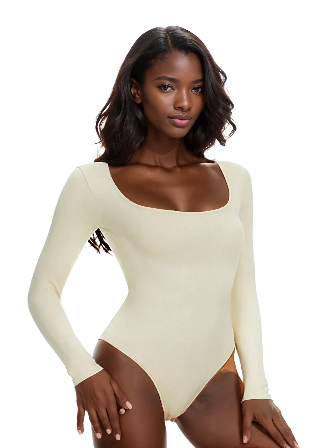 Shapewear - Long Sleeve Thong Bodysuits 3-Pack