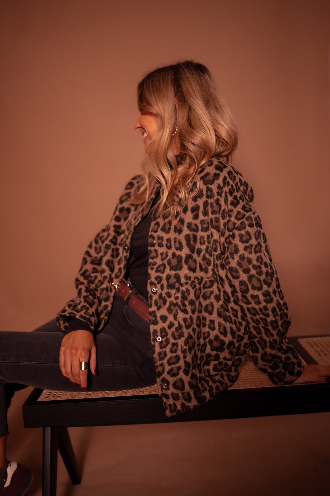 Lilith – Leopard Print Oversized Jacket for Women