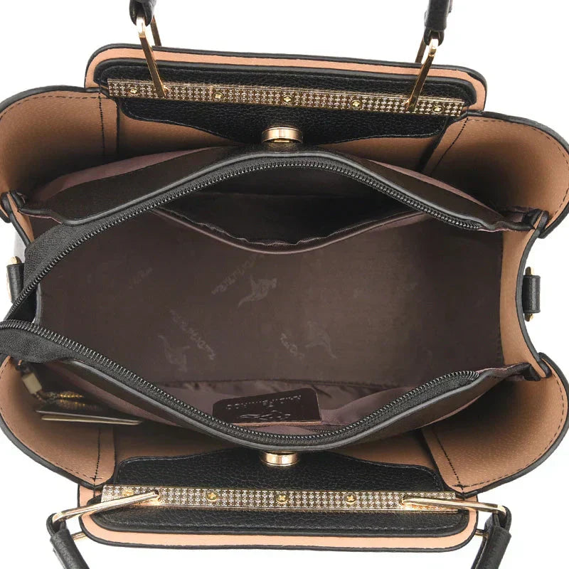 Margot– Chic Structured Leather Handbag for Women