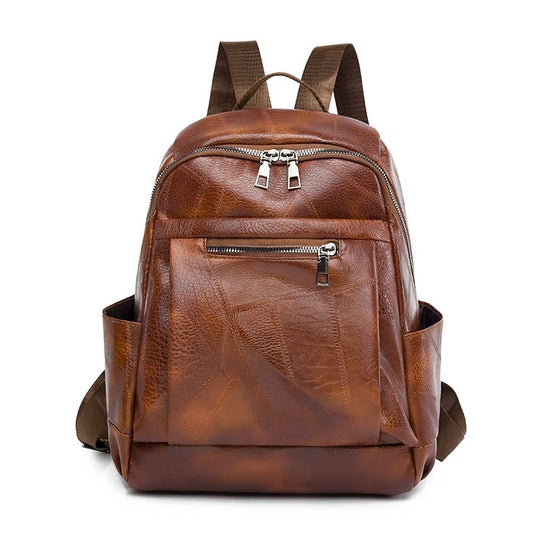 Anna | Stylish Leather Backpack