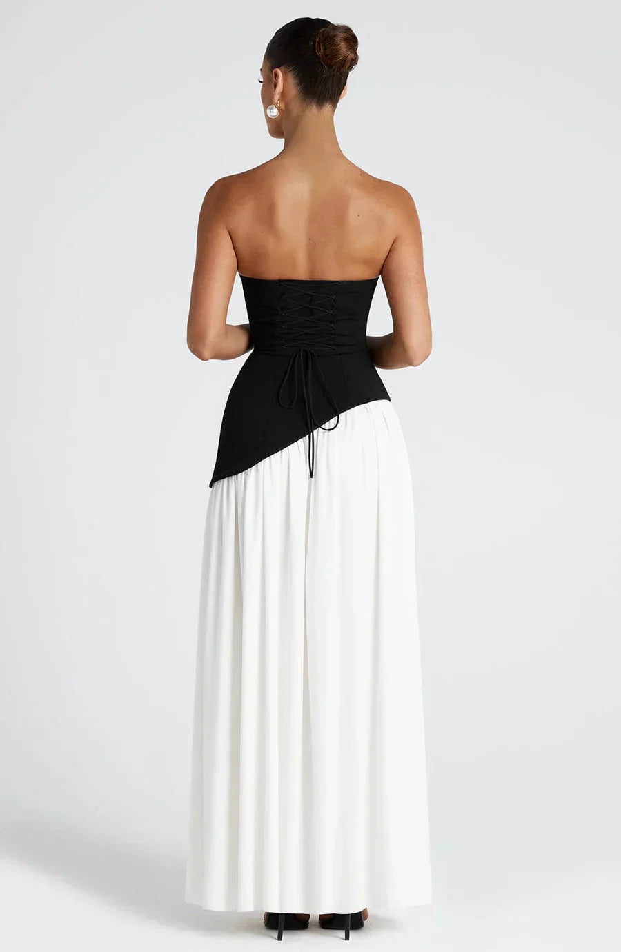 Elisabeth – Strapless High-Slit Evening Gown for Women