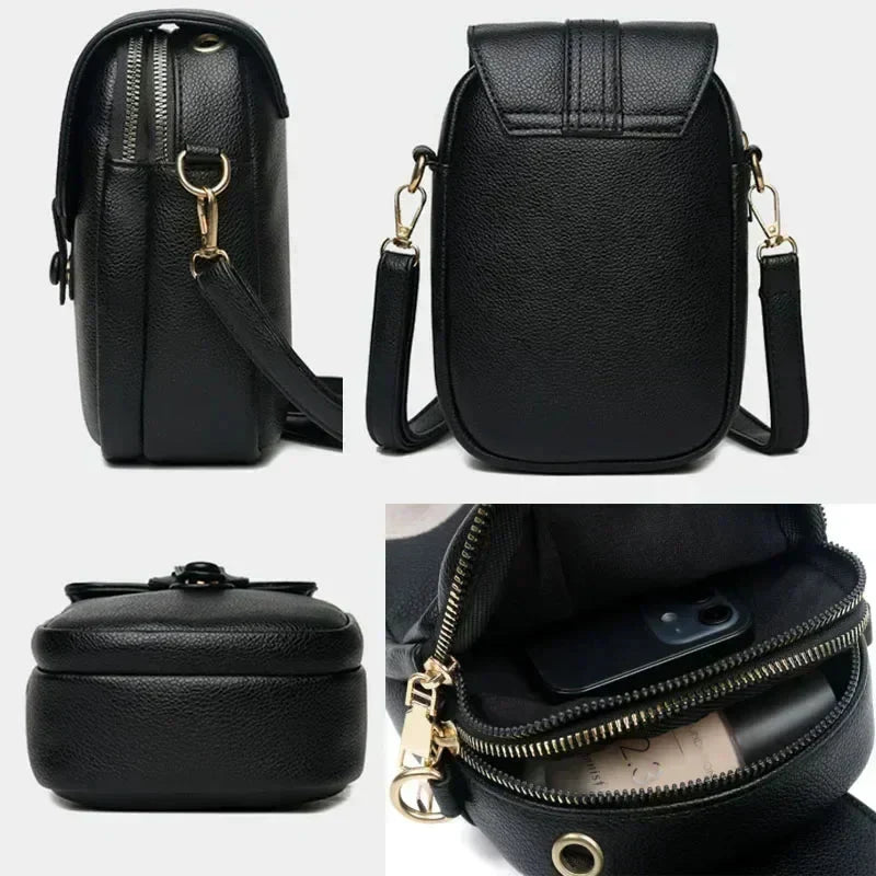 Arielle – Compact Leather Crossbody Bag for Women