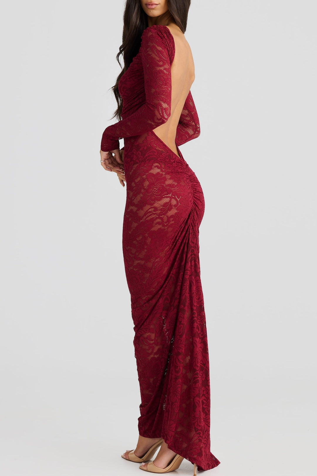 Marianne – Long Sleeve Lace Evening Gown for Women