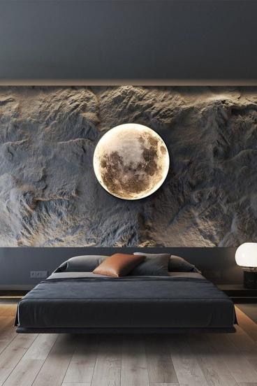Chandra – 3D Moon Wall Lamp with Smart Ambience Control
