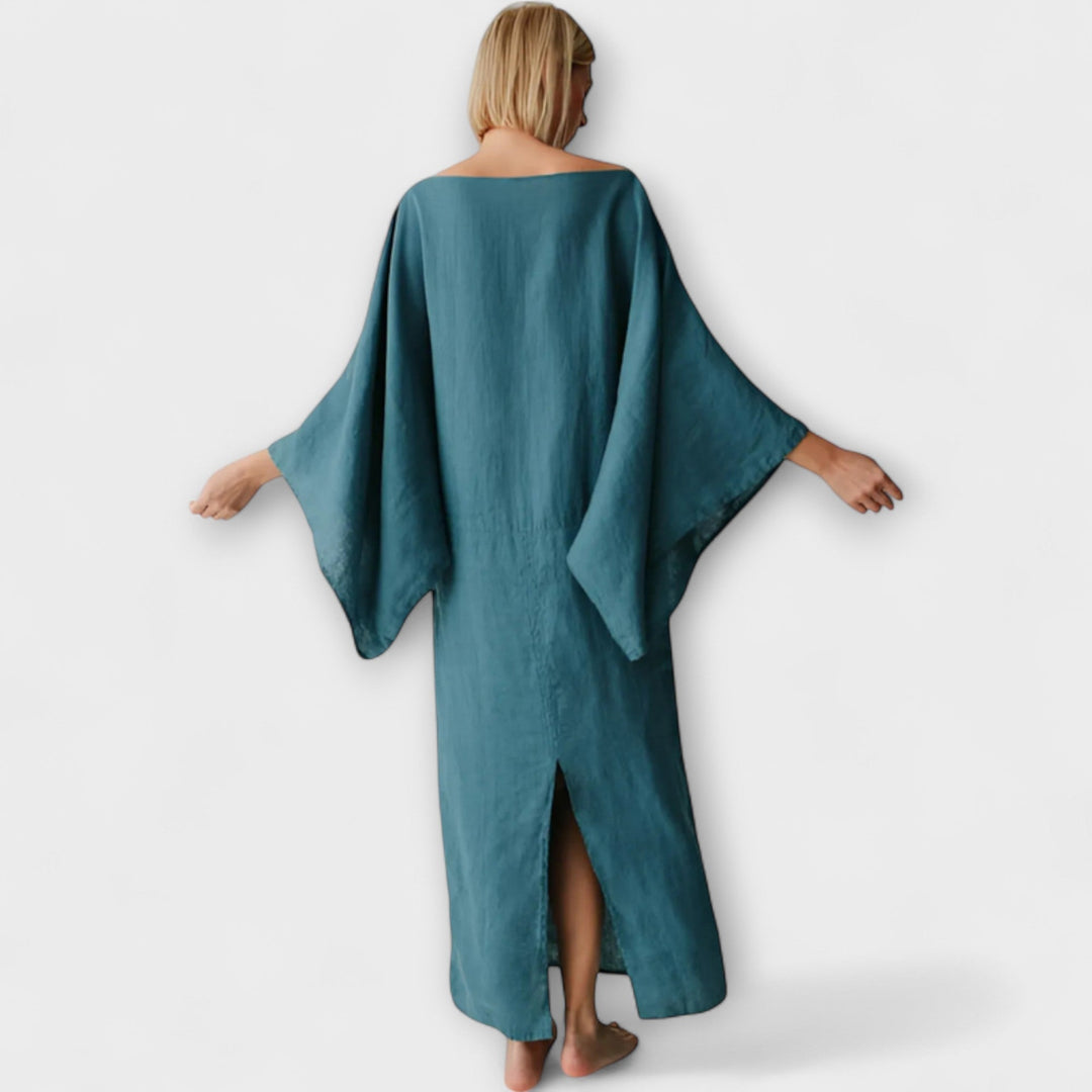 Talina – Kimono-Inspired Dress with Tie Detail