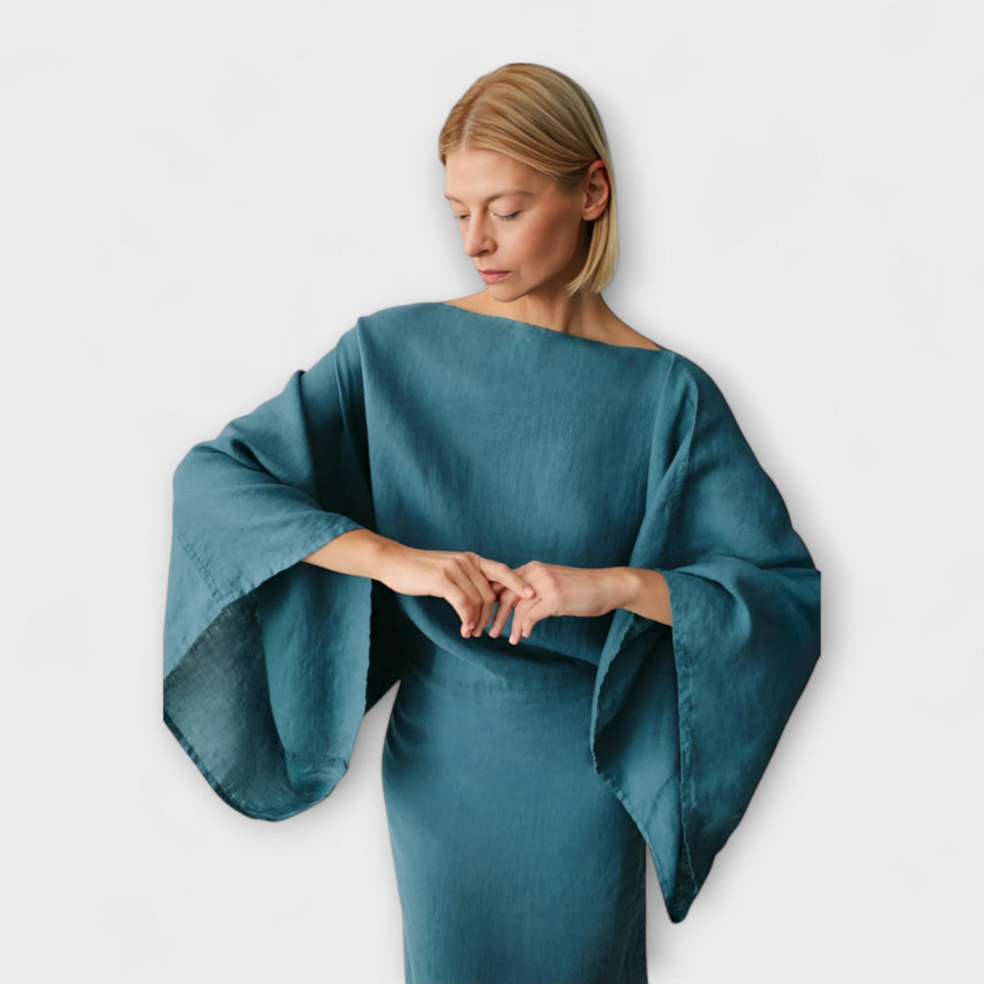 Talina – Kimono-Inspired Dress with Tie Detail