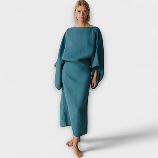 Talina – Kimono-Inspired Dress with Tie Detail