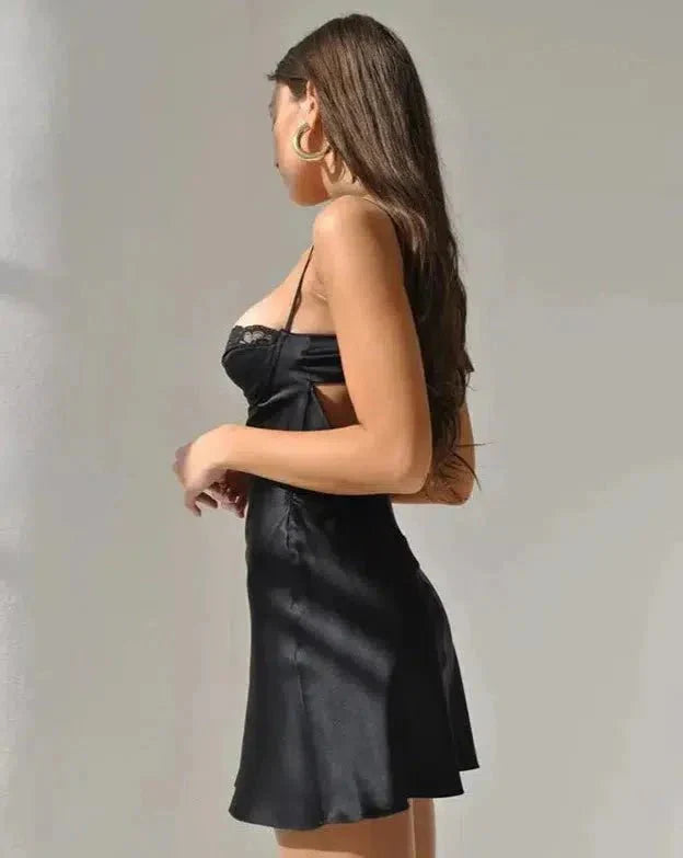 Armea – Satin Lace Nightdress for Women