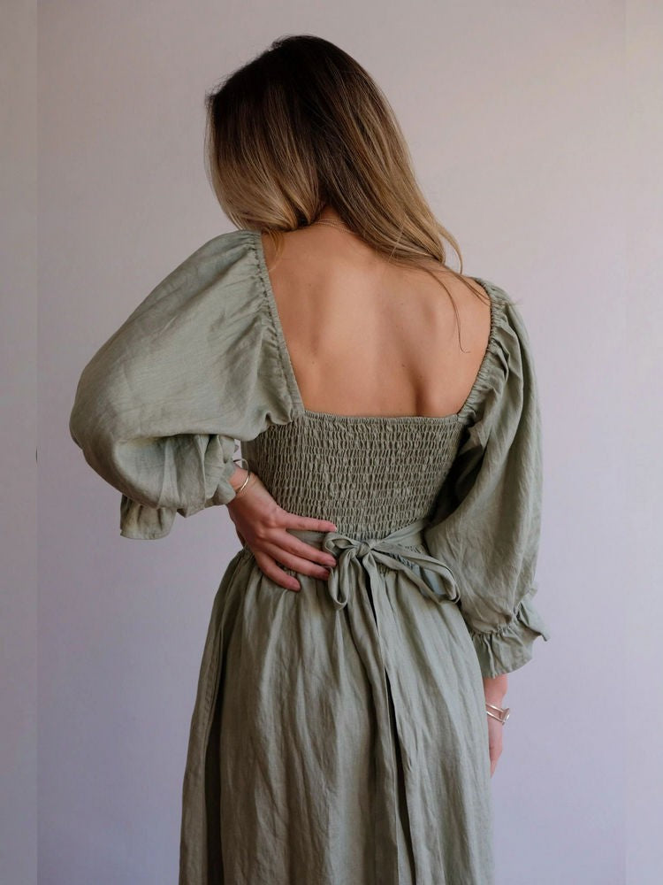 Kayla – Open-Back Boho Maxi Dress