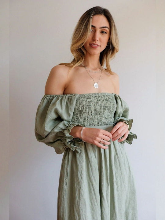 Kayla – Open-Back Boho Maxi Dress