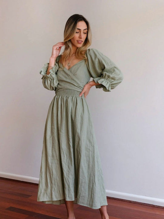 Kayla – Open-Back Boho Maxi Dress