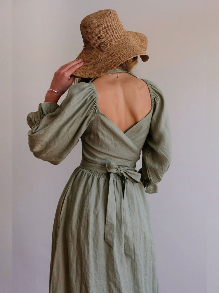 Kayla – Open-Back Boho Maxi Dress