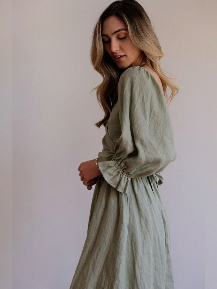 Kayla – Open-Back Boho Maxi Dress