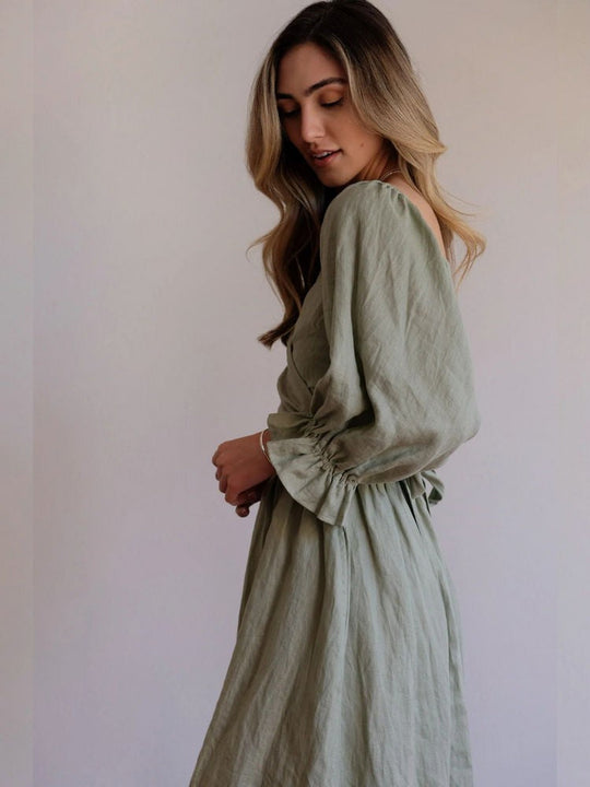 Kayla – Open-Back Boho Maxi Dress