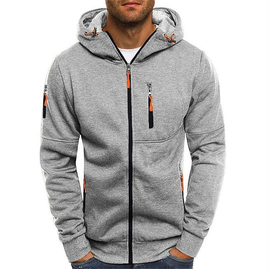 Darren – Essential Zip-Up Hoodie for Men