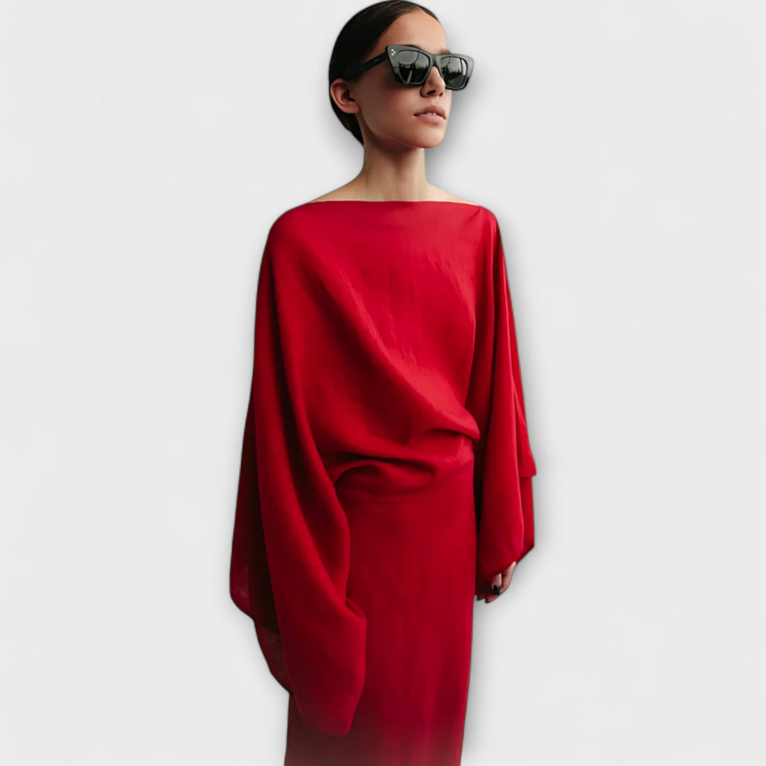 Talina – Kimono-Inspired Dress with Tie Detail