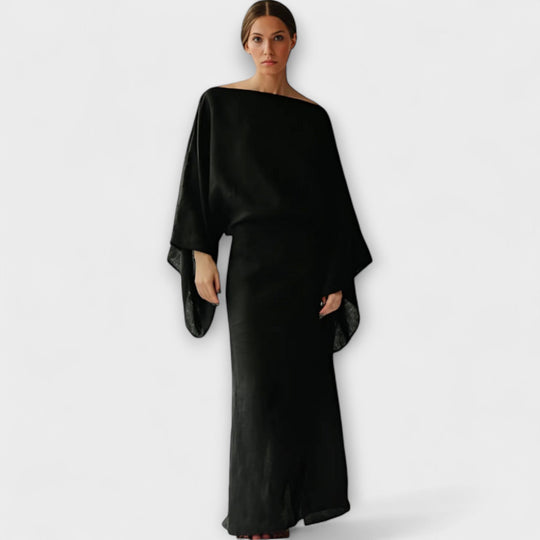 Talina – Kimono-Inspired Dress with Tie Detail
