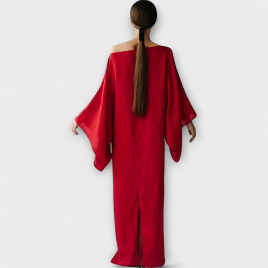 Talina – Kimono-Inspired Dress with Tie Detail