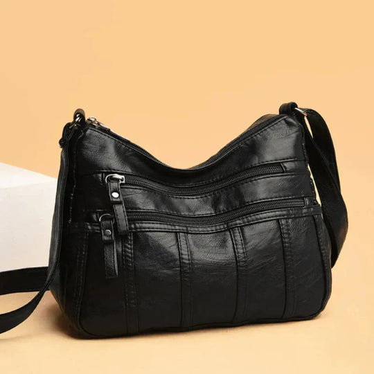 Allyson – Classic Soft Leather Shoulder Bag for Women