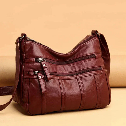 Allyson – Classic Soft Leather Shoulder Bag for Women