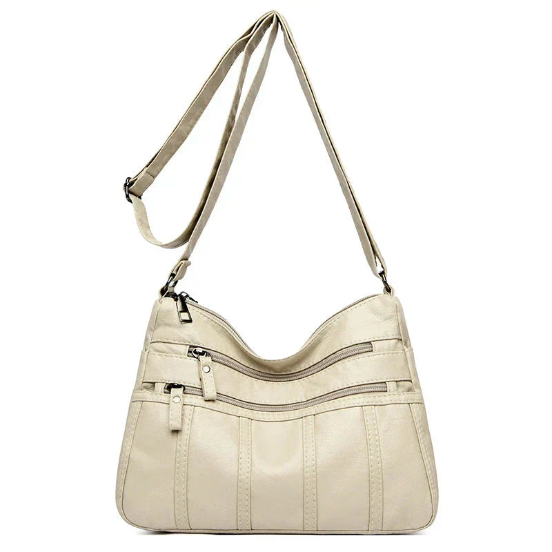 Allyson – Classic Soft Leather Shoulder Bag for Women