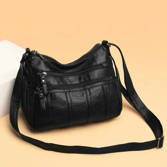 Allyson – Classic Soft Leather Shoulder Bag for Women
