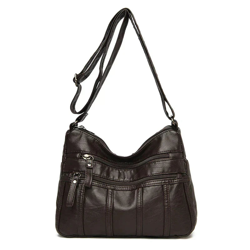 Allyson – Classic Soft Leather Shoulder Bag for Women