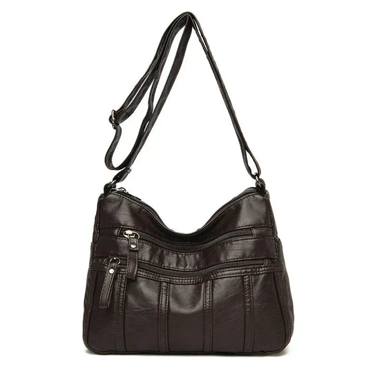 Allyson – Classic Soft Leather Shoulder Bag for Women