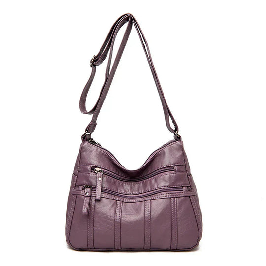 Allyson – Classic Soft Leather Shoulder Bag for Women