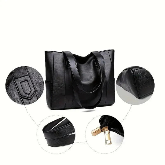 Darla – Classic Leather Tote Bag for Women