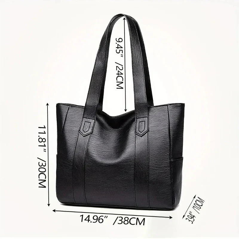 Darla – Classic Leather Tote Bag for Women
