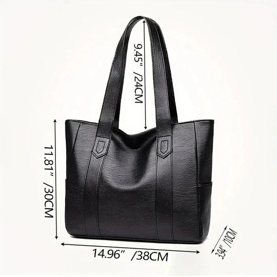 Darla – Classic Leather Tote Bag for Women