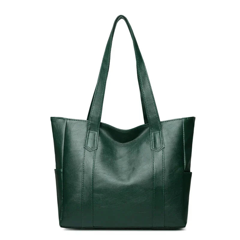 Darla – Classic Leather Tote Bag for Women