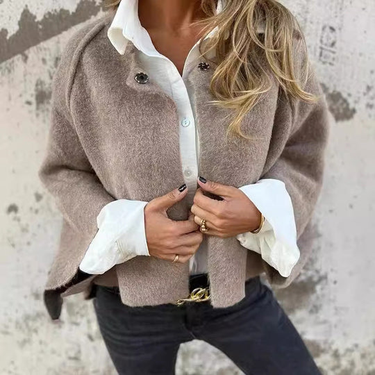 Nazeera – Cozy Chic Open-Front Cardigan for Women