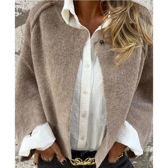 Nazeera – Cozy Chic Open-Front Cardigan for Women