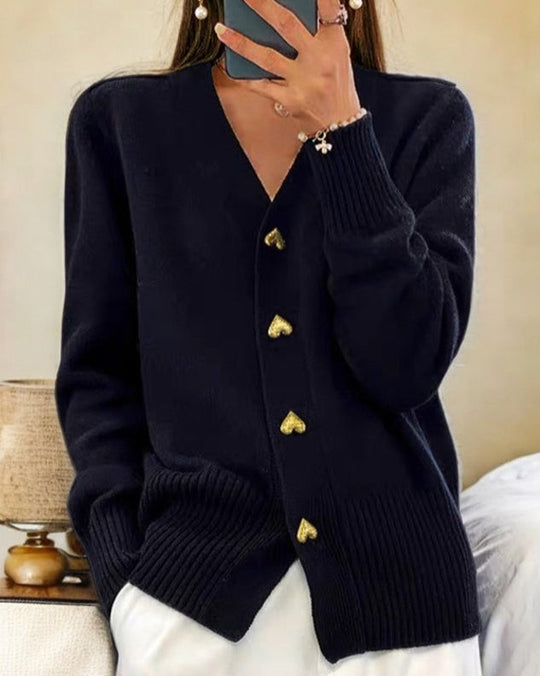 Maddie – Classic Button-Up Cardigan for Women