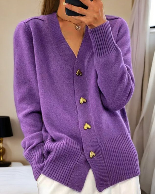 Maddie – Classic Button-Up Cardigan for Women