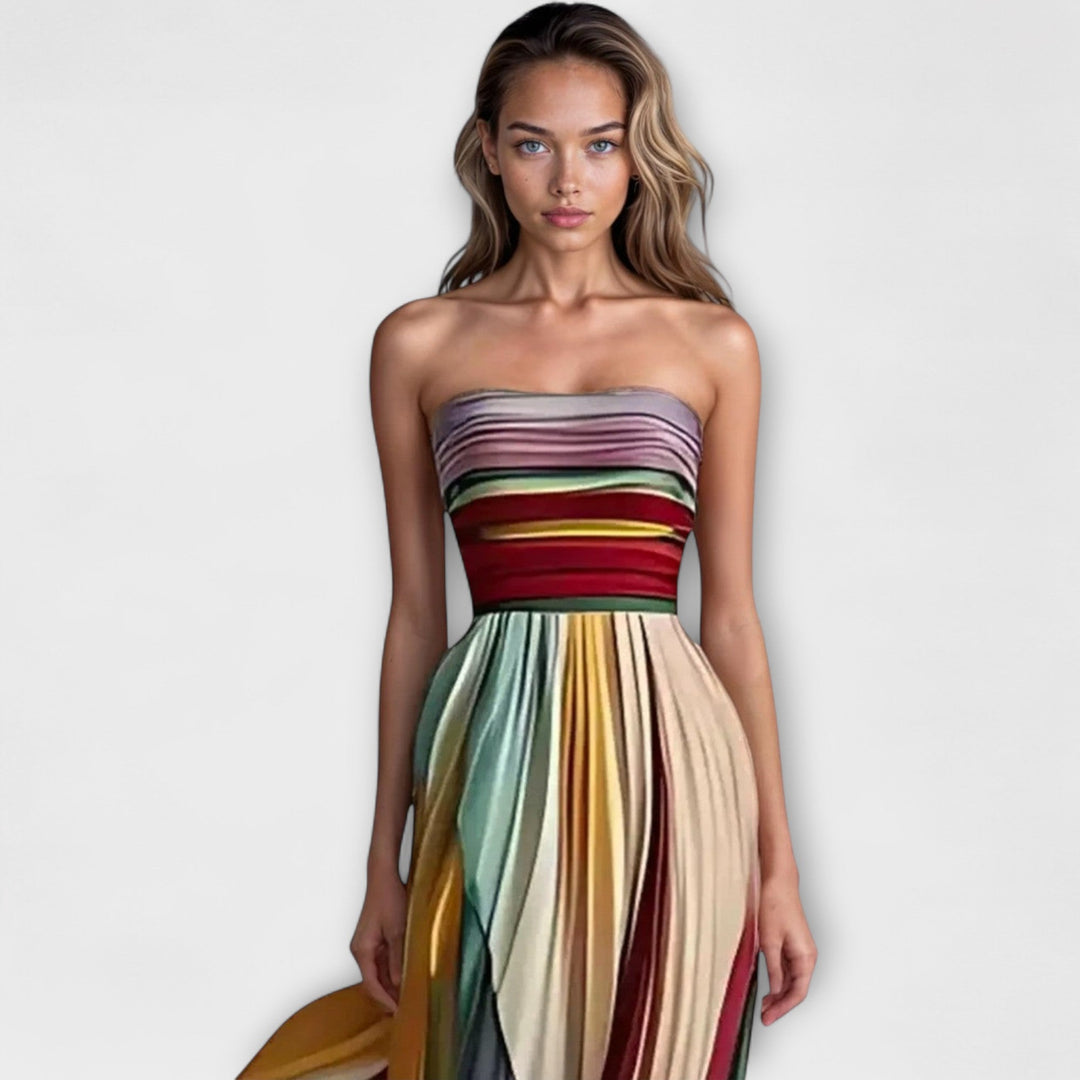 Florine – Long Dress Made of Flowing Premium Fabric