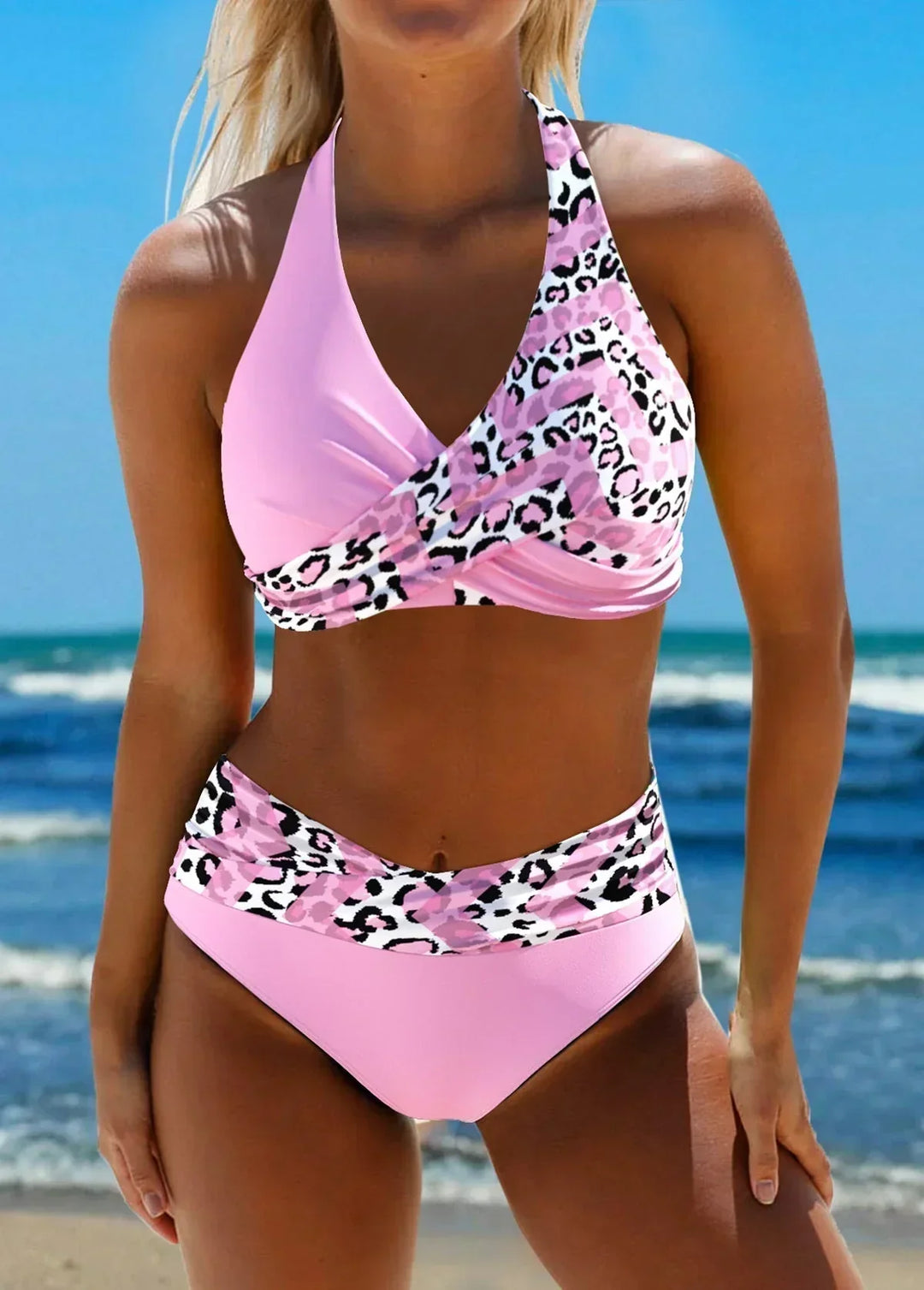 Nyra – Leopard Twist Bikini for Women
