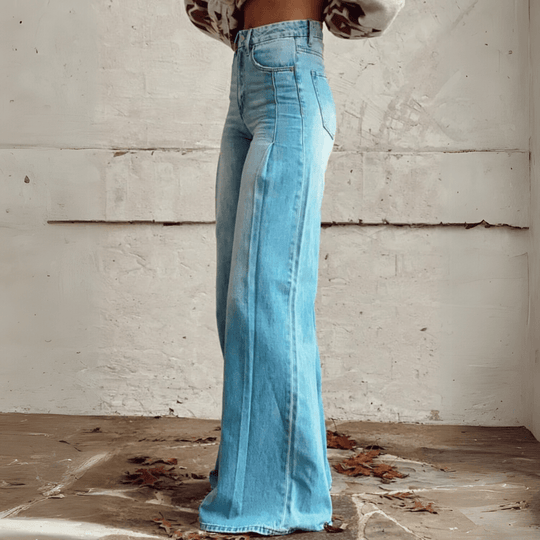 Darina – High-Waist Wide Leg Jeans for Women