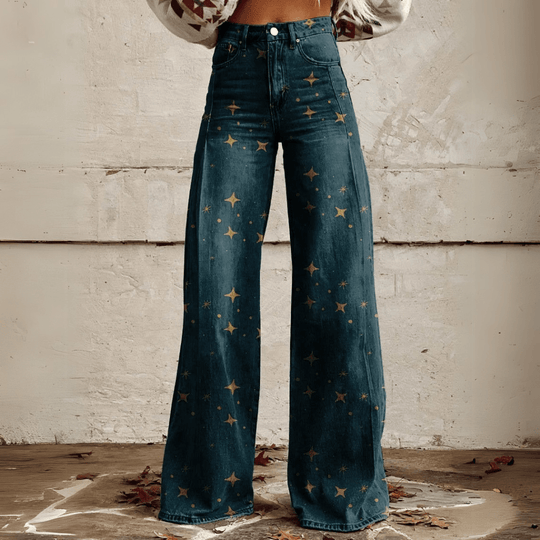 Darina – High-Waist Wide Leg Jeans for Women